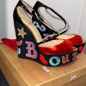 Christian Louboutin wedges 39.5